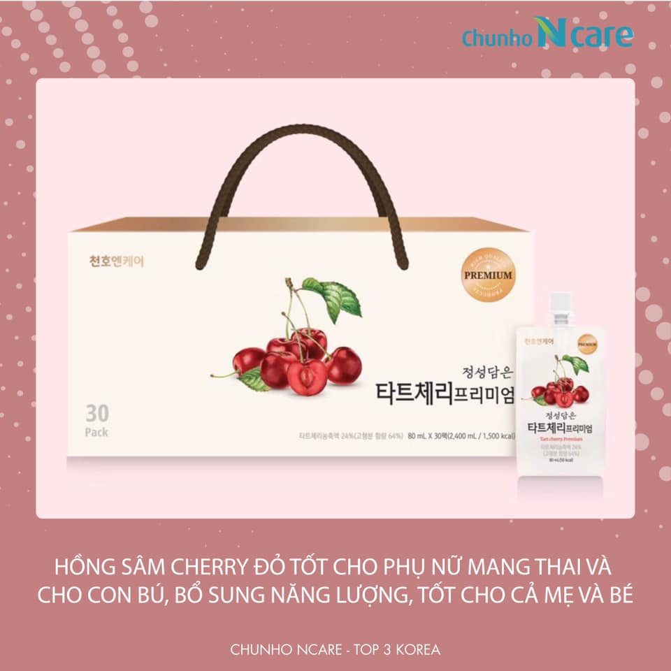 NƯỚC ÉP CHERRY ĐỎ